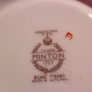 VTG Minton Ancestral Cup & Saucer